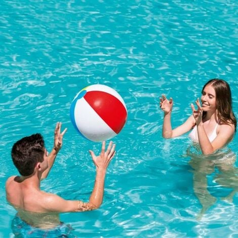Ballon de plage gonflable 30cm, ballons colorés pour piscine, jeu d'eau,  Sports de plage, douche, jouets amusants pour enfants - AliExpress