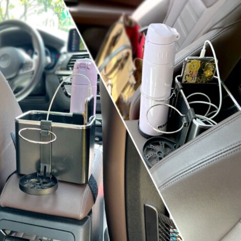 Organiseur de rangement universel pour siège arrière de voiture, sac de  rangement multi-poches pour siège arrière de voiture, convient pour les  coussins de siège arrière de voiture (café) : : Auto