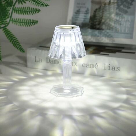 Acheter Lampe de bureau Led en cristal, Rechargeable par USB, lampe de  Table, luminaire décoratif d'intérieur, idéal pour une chambre à coucher ou  une chambre à coucher
