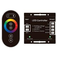 GlobalTone Controleur + télécommande tactile pour ruban LED RGB 12V 18