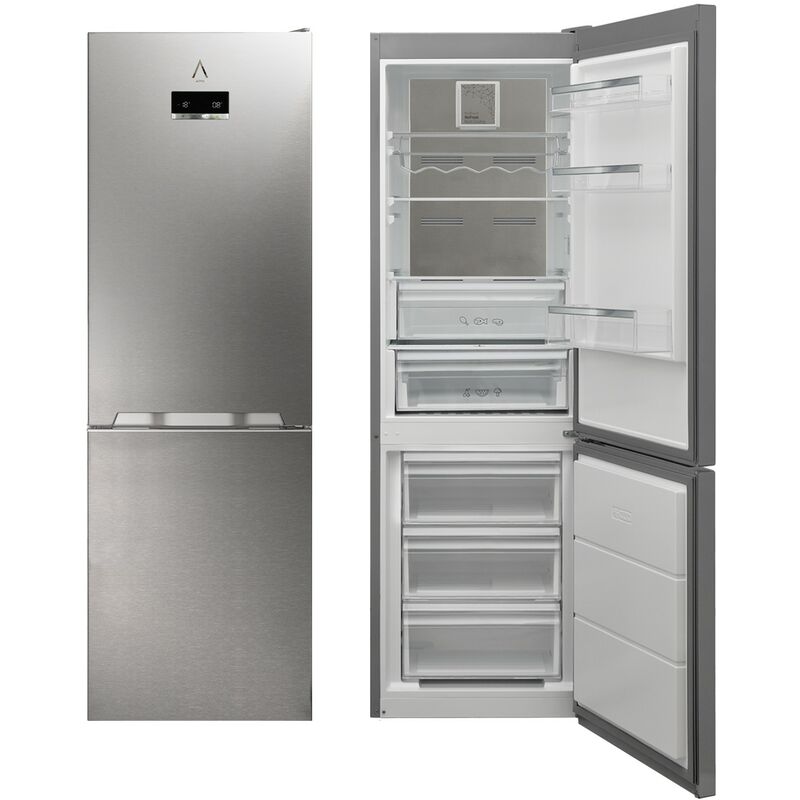 ALPHA Frigorífico Combi Pegasus Lux-185 Inox, Metal Cooling, No Frost, Zona 0, Inverter, Alta Gama