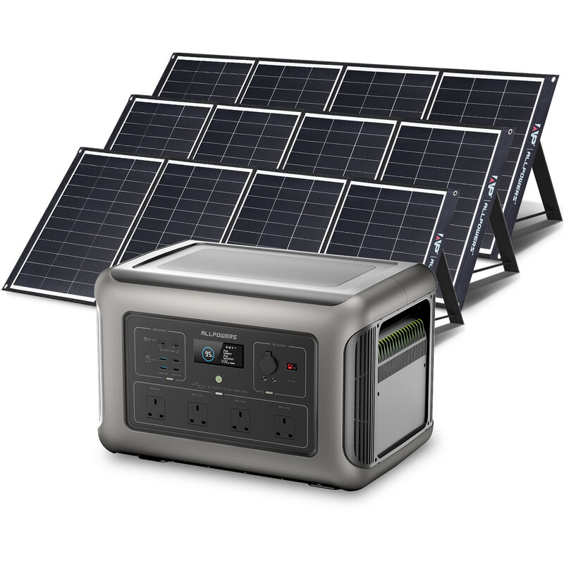 3000W Portable Power Station 7000Wh Solar Generators 220V Pure Sine Wave AC  External Spare Battery Powerbank for Outdoor Camping