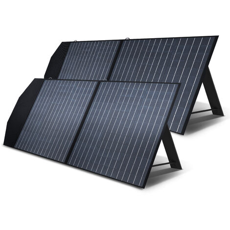 Portable Solar Panel Charger 2Pcs 100W for Solar Generator/Power Station Laptops, Camping Outdoor Foldable Allpowers