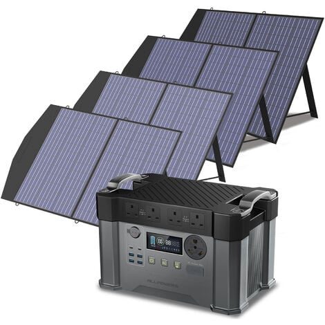 1000W Trickleavan Portable Solar Panel Kit Wohnmobil Auto Boot Auto Hasaki