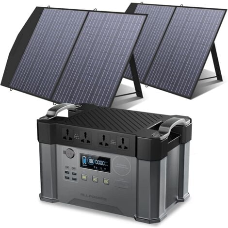 1000W Lifepo4 Power Station Portable Foldable Solar Panel Camping  Rechargeable Battery 220V Energy Systems Inverter Generator RV - AliExpress