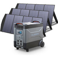 Home Battery Power Station LiFePO4 3600Wh, Voice Control With 3Pcs 200W Solar Panel For Home Backup Outdoor ALLPOWERS R4000