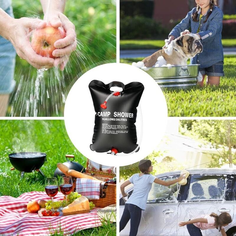 TENTE DE DOUCHE MIs Sac de douche Sacs à eau portable en PVC pour l
