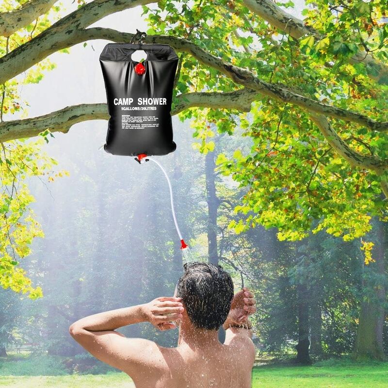 Sac de douche solaire 20L Risepro - Camping, randonnée, escalade
