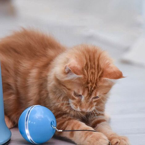 Balle électrique Interactive Pour Chat - Boule Roulante Automatique à 360 Degrés Avec