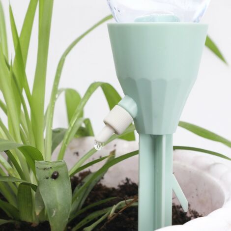 Kit Irrigation Goutte à Goutte Automatique 4 Pièces - Céramique, Pour Plantes D'intérieur Et Extérieur - 10