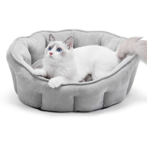 Lit pour chat , ressentie, épaissir, Gris, 46x46x23cm (1/5)