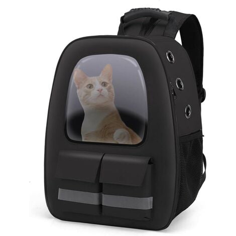 Katzen-Rucksack Träger Army Green - 3D Atmungsaktiver Transportrucksack Für Haustiere
