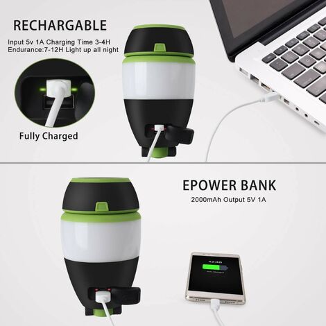 BUTY-Lampe de travail rechargeable portative multifonctionnelle de