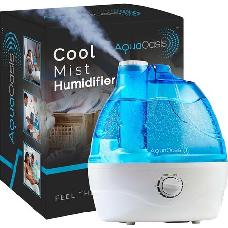 Humidificateur, brume fraîche, mini humidificateur, humidificateur portable (réservoir d'eau de 2,2 l) -360°Rotationsdüse (1/5)