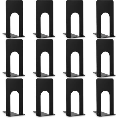 2 Paires Serre Livre- 10x13.2x7cm, Noir (1/5)