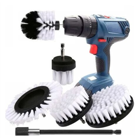 Brosse Nettoyage Perceuse 5 pièces, Brosse pour Perceuse Voiture, (sans foret) (1/5)