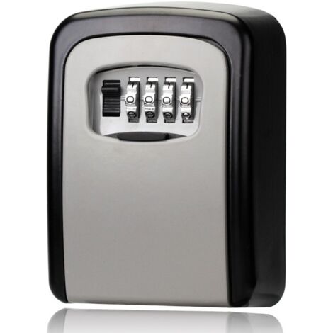 Coffre-fort à Clés Mural Extérieur 4 Chiffres - Haute Sécurité, Résistant à L'eau, 1 Mois Garantie