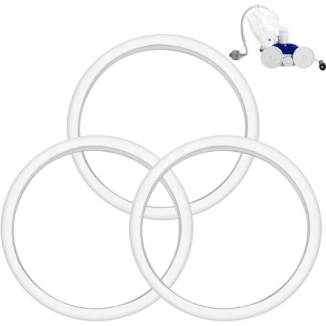 Lot De 3 Pneus De Remplacement Pour Nettoyeur De Piscine Polaris - Compatible 180, 280, 360, 380, C10