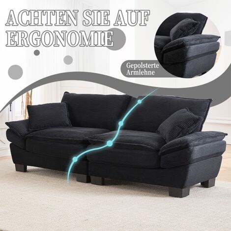 Gutent Canapé 2 Places Moderne à Ressorts, Confortable Et Spacieux Couleur Kaki 75726802 Gutent Canapé 2 Places Moderne à Ressorts, Confortable Et Spacieux Couleur Kaki 75726802