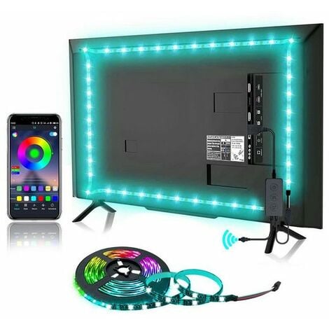 Acheter Bande LED pour rétroéclairage TV, DC5V, avec câble USB, 50CM, 1M,  2M, 3M, 4M, 5M