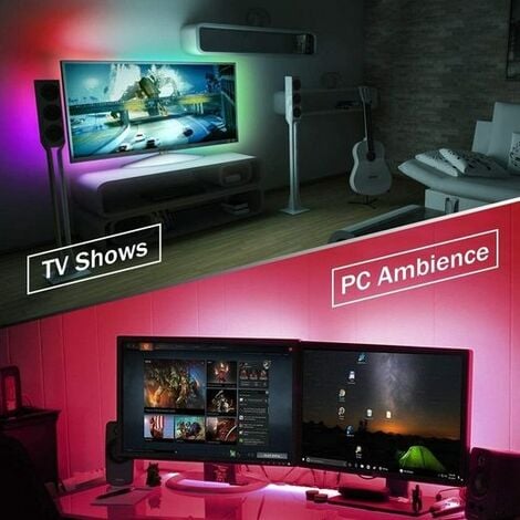 PSTAR Neon Ruban LED 2M, Bande LED Néon RGBIC IP67 Étanche Flexible Avec Télécommande APP, Synchronisation Musicale, Bandeau Lumineuse Pour Décoration Maison