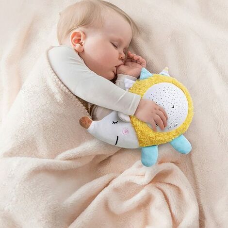 Veilleuse LED, Veilleuse Enfant, projection Light, Lumière d'apaisement pour bébé,Avec musique, KINSI