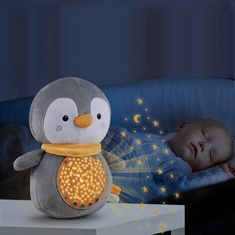 Veilleuse LED, Veilleuse Enfant, projection Light, Lumière d'apaisement pour bébé,Avec musique, KINSI