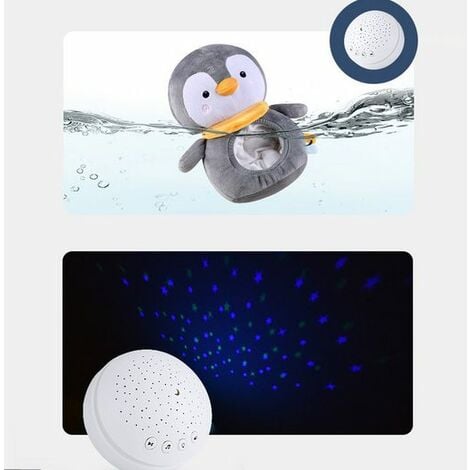Veilleuse LED, Veilleuse Enfant, projection Light, Lumière d'apaisement pour bébé,Avec musique, KINSI
