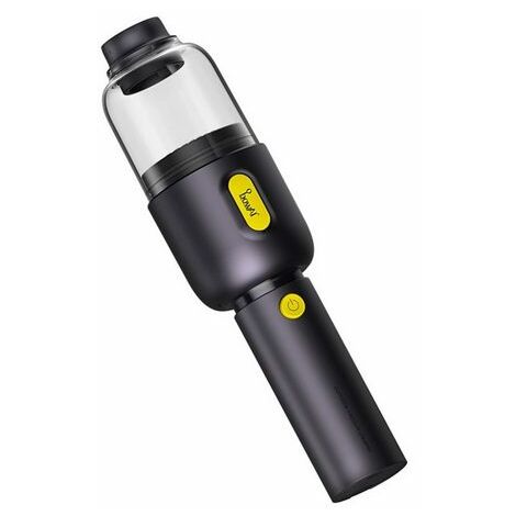 Aspirateur à main, Aspirateur balais, Aspirateur voiture, Hohe Saugleistung, Noir, 6000PA Saugleistung, TYPE-C Schnellladung, KINSI (1/5)