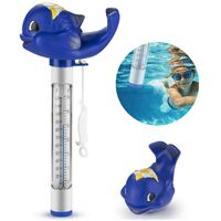 Thermomètre Flottant de Piscine, Pool Thermomètre avec Corde