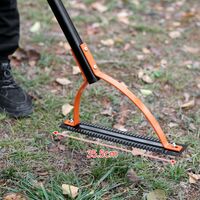 Désherbeur Manuel BlumWay - Lame Dentelée Double Tranchant, Longueur 152cm - Pour Herbes Hautes Et Mauvaises Herbes