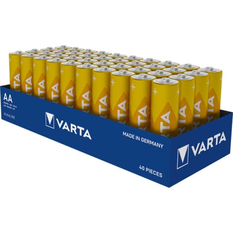 VARTA Piles Alcalines AA Longlife Lot De 40