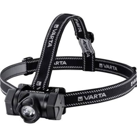 Varta – Lampe frontale indestructible 350 lumens – Étanche IPX7 – Résiste aux chutes jusqu'à 9m – Pour chantiers humides et activités outdoor