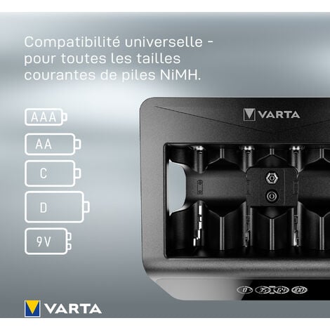 VARTA Chargeur Universel LCD Sans Accu