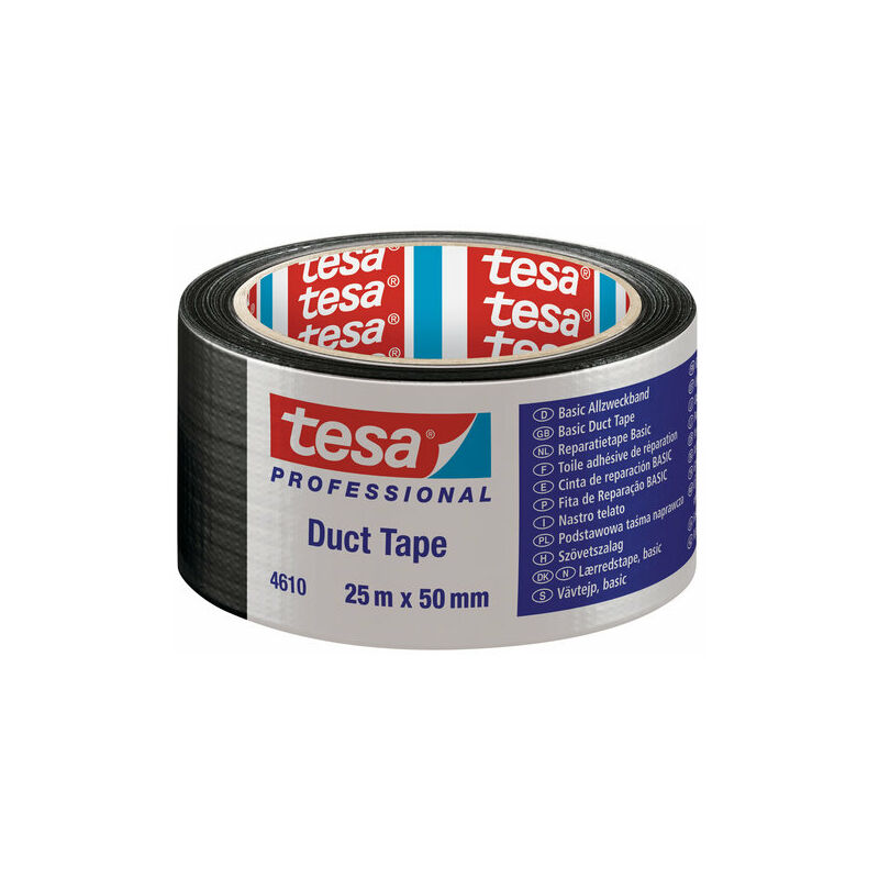 Duct Tape Noir 25 m x 50 mm