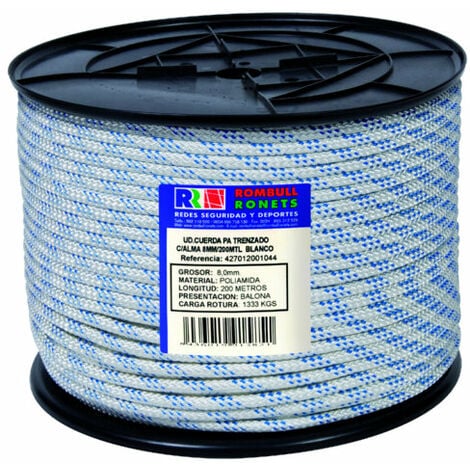 Corde Cordage Polyamide 5mm 30m PA Tressé Nylon