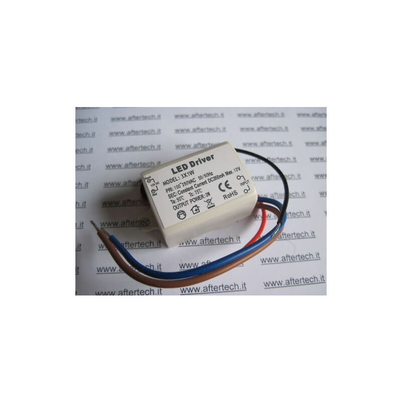 DRIVER LED 3 x 1w 350mA COSTANTE INPUT 100260V B4C9