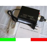 KIT FIBRA OTTICA CIELO STELLATO 200 PUNTI LED BIANCO NEUTRO 9w