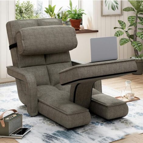 YODOLLA Floor Chair Adjustable, Folding Lazy Sofa Bed with