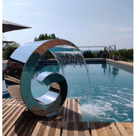 ZENLYS Cascade de Piscine California Hauteur 70cm Largeur 50cm