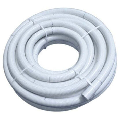 Tuyau PVC semi rigide Longueur 15M diamètre 40mm extérieur Coloris Blanc souple diam intérieur 34mm ZENLYS (1/5)