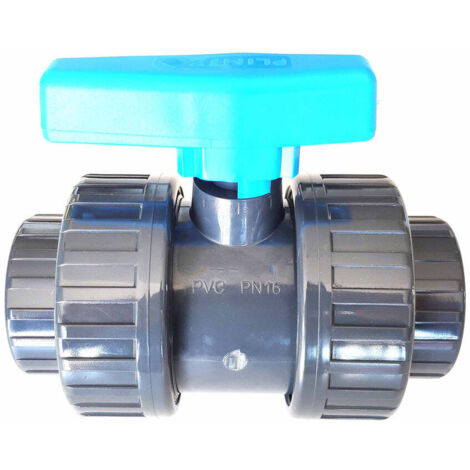 Vanne PLIMEX Pvc pression à coller diamètre intérieur 32mm 3,2cm 32 mm (1/3)