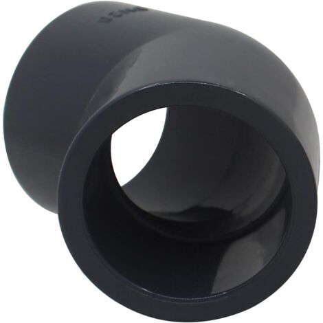 Coude PVC Pression 45 degrés FF 32mm intérieur PN16 Femelle Femelle FF (1/4)