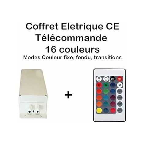 Lame D Eau Cascade En Acrylique Largeur Cm Avec Leds Int Gr Es T L Commande Et Coffret