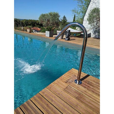 CASCADE INOX Fontaine 304 Massage Jet d'eau/Hauteur 1m (1/3)