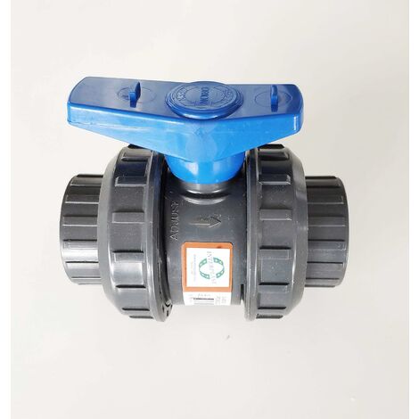 Vanne modèle 2020 Interplast 40mm à coller double union démontable 4cm / 40 mm PN16 PVC PRESSION