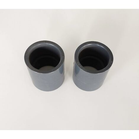 Lot De 2 Coudes PVC 90° 40 Mm - Pression PN16 - Pour Piscine, Arrosage, Évacuation - Filetés F/F