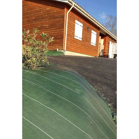 Longueur 10m / Largeur 1,38m / Coloris Vert / 130gr/m2