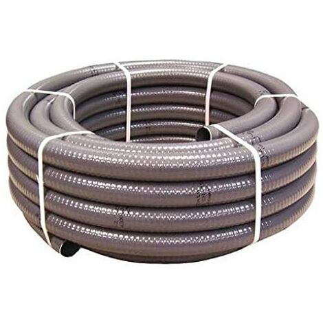 Longueur 10M / Tuyau semi rigide 32mm / Coloris Gris /
