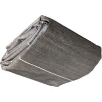 ZENLYS Toile de paillage anti mauvaises herbes Longueur 5m Largeur 2,07m Couleur Marron 130 grammes par m2